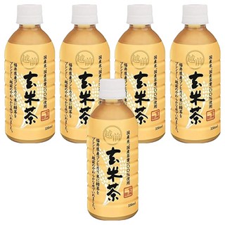 HIPEACE 越前玄米茶 無糖, 330ml, 5個