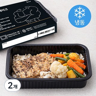 식스밀 광어 스테이크 (냉동), 345g, 2개