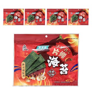 良澔 片烤海苔 蒜香,32g,5包