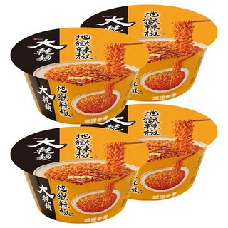 維力 大乾麵 地獄辣椒風味 110g, 4入