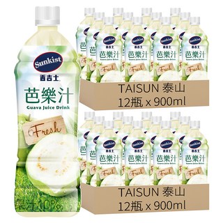 TAISUN 泰山 芭樂果汁飲料, 900ml, 24瓶