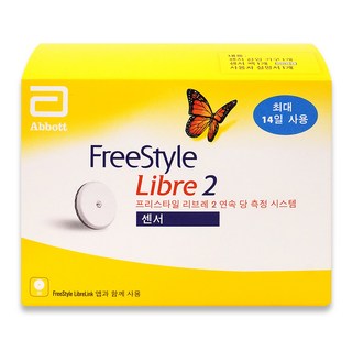 애보트 프리스타일 리브레2 연속 혈당측정기, FreeStyle Libre 2, 1개