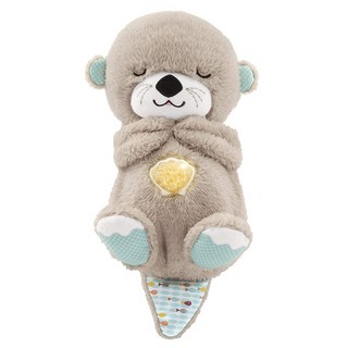 fisher-price 費雪 安撫睡眠小水獺, 1個, 小水獺 棕色