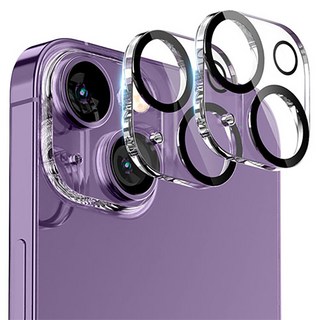 GOOSPERY 防眩光黑圈全覆蓋手機相機鋼化玻璃保護貼, 1組