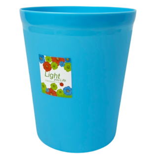 KEYWAY 聯府 好運花圓型大垃圾桶/紙林 2個, 藍色