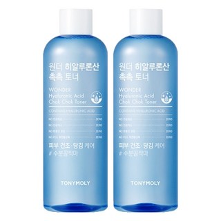 토니모리 원더 히알루론산 촉촉 토너, 500ml, 2개