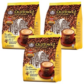 OLDTOWN WHITE COFFEE 舊街場白咖啡 咖啡&奶精 即溶咖啡飲品, 25g, 15條, 3袋