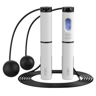 Leto 2in1 有線無線兩用智慧跳繩, 白色, 1個