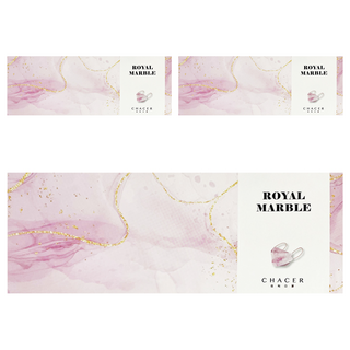 CHACER 佳和口罩 成人4D立體醫用口罩, 漾粉流金, 5片, 3盒