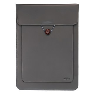 위니즈 빈티지 2중수납 노트북 파우치 케이스 WZFLP, 그레이(WZFLP205-GY14), 1개