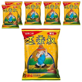 華元 玉黍叔 甜辣口味, 50g, 6包