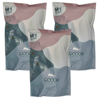 Abao 阿寶 M1 吃好魚 天然低敏無穀犬糧 爆毛亮眼餐, 750g, 3包