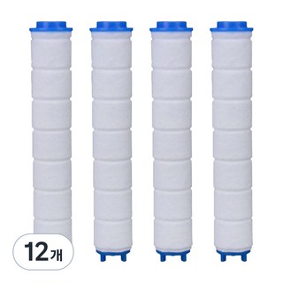 리셀 샤워기 녹물제거 정수필터, 12개