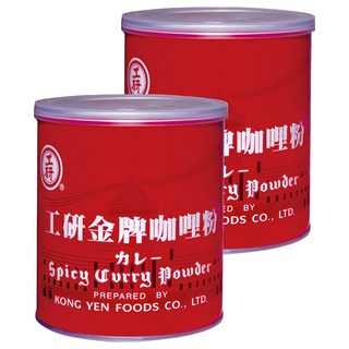 工研 金牌咖哩粉, 400g, 2罐