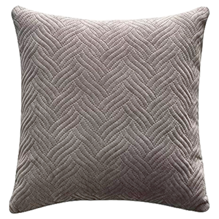 lamina麻花條紋素色抱枕, 1入, 灰色