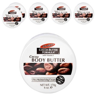 PALMER'S 帕瑪氏 可可脂身體潤膚霜 含維生素E 超保濕乳霜, 170g, 6個