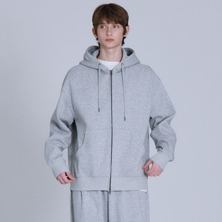 BASIC HOUSE 男女通用基本款連帽拉鍊外套 LAJP7101