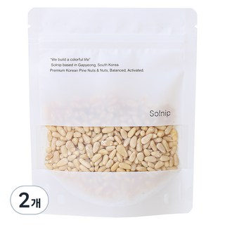 솔닙 국산 백잣, 90g, 2개