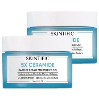 SKINTIFIC 5X 神經酰胺保濕乳霜, 30g, 2罐