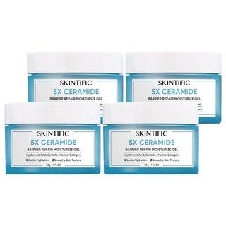 SKINTIFIC 5X 神經酰胺保濕乳霜, 30g, 4罐