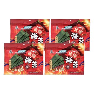 良澔 片烤海苔 32g 4包 - 酥脆爽口 蒜香濃郁 獨立包裝方便攜帶