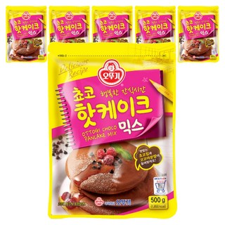 OTTOGI 不倒翁 巧克力鬆餅粉, 500g, 6個