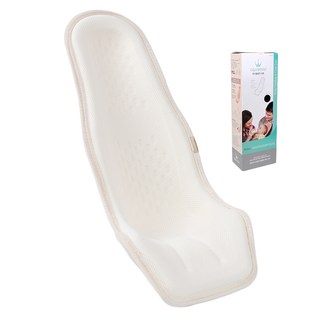 alpremio 孩童棉質哺乳椅墊禮盒 Ver.2, 象牙白, 網眼
