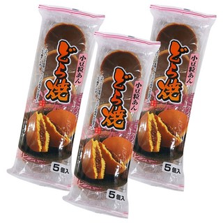 日吉 銅鑼燒 紅豆口味, 3個, 300g