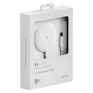 ALLite WM1 Qi2 15W 無線快速充電器 支援Qi2無線充電技術 輕巧便攜, 白色, 1個