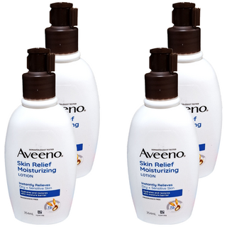 Aveeno 燕麥高效舒緩保濕乳 無香, 354ml, 4瓶