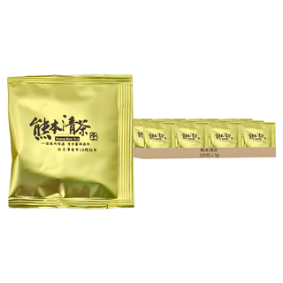 熊本清茶 日月潭紅茶 台茶18號 立體茶包 量販家庭包 (3g x 100包), 1盒