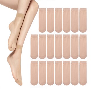 女款絲質及膝襪 20雙