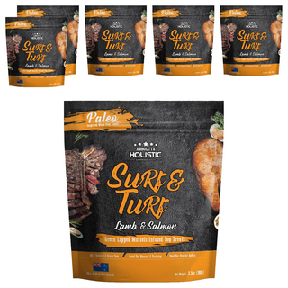 ABSOLUTE HOLISTIC 全齡犬 鮮食肉片, 放牧羊 + 國王鮭魚 + 綠貽貝 + 牛磺酸, 100g, 6包