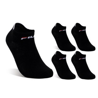 FILA 斐樂 簡約線條運動襪5雙組