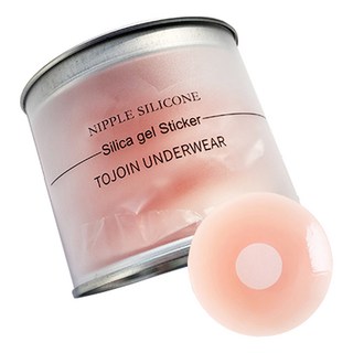 矽膠大號圓形胸貼 透明盒裝 FREE, 12個