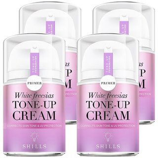 SHILLS 舒兒絲 抗UV美白濾鏡素顏霜, 提亮膚色 輕盈透氣, 40ml, 4件