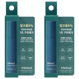 Minted 無酒精口腔噴霧, 10ml, 2個