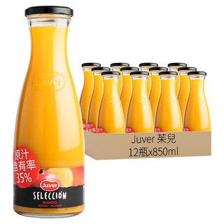 Juver 茱兒 芒果檸檬百香果汁, 850ml, 12瓶