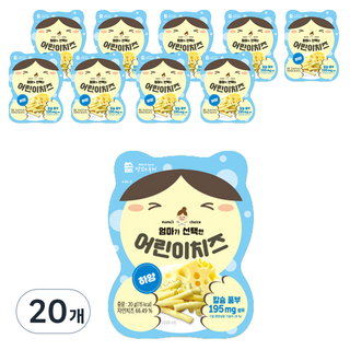 Well&Good 美味風景 起司條, 白起司口味, 20包, 20g