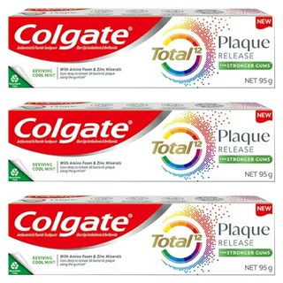 Colgate 高露潔 全效抗牙菌斑舒心沁涼牙膏, 95g, 3條