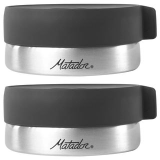 Matador 鬥牛士 旅行隨身防水收納罐 100ml 鋁合金, 銀黑, 2個