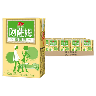 匯竑 阿薩姆 綠奶茶, 400ml, 24入