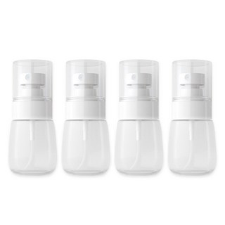 듀리스 초미세 미스트 스프레이 분무기 공병 30ml, 4개, 투명