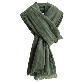 Vavisoo 素色純棉圍巾