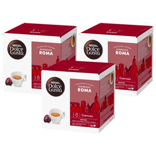 NESCAFE 雀巢咖啡 Dolce Gusto 羅馬濃縮咖啡膠囊, 6.2g, 16個裝, 3組