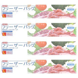 SJIAYP 密封袋, L(27 x 31.5cm), 10個, 4盒