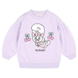 milkmile 女童Esther Bunny小櫻桃冬季刷毛T恤