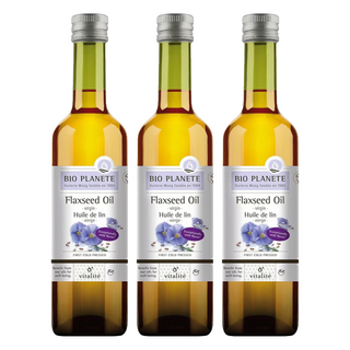 BIO PLANETE 碧歐星球 天然初榨亞麻仁油, 250ml, 3瓶