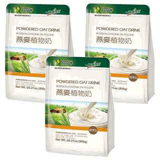 健康時代 燕麥植物奶 微糖, 800g, 3包
