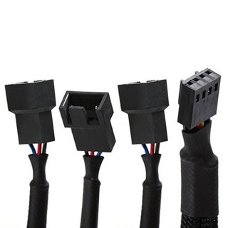 Neon 台灣霓虹 電腦主板 4P溫控1分3風扇延長線 271mm 方便擴充風扇 優化散熱, 1條